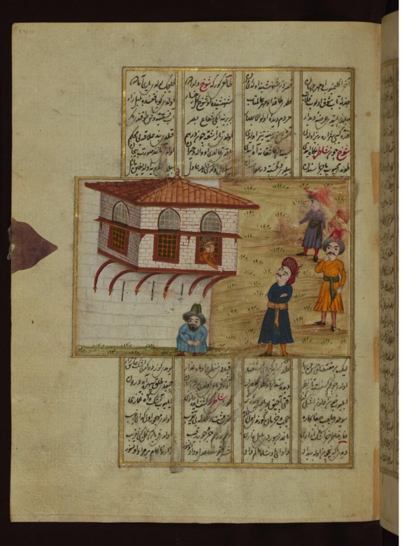 A Young Man Looking Out of the Window for His Lover Abdullah