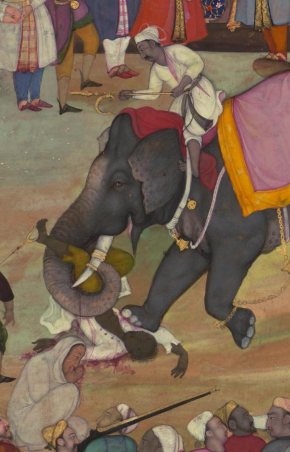 Two Folios from the Akbarnama