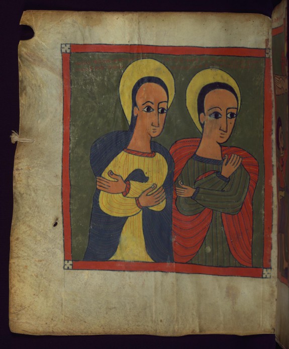 Mary, Mother of Jesus and John the beloved disciple