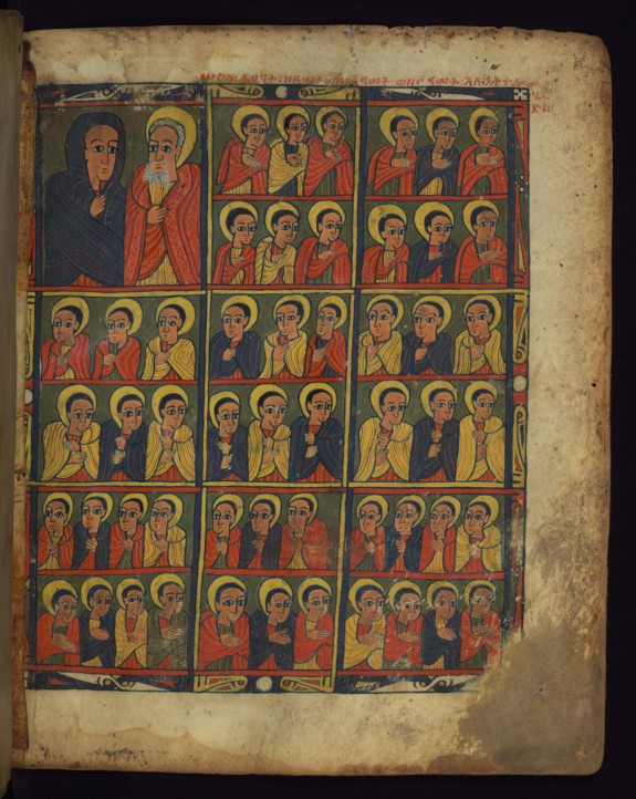 Mary and Joseph with the Innocents massacred by King Herod