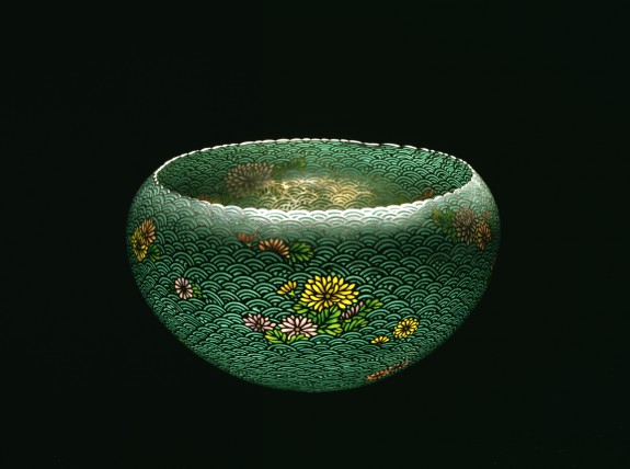 Bowl with Chrysanthemum Blossoms