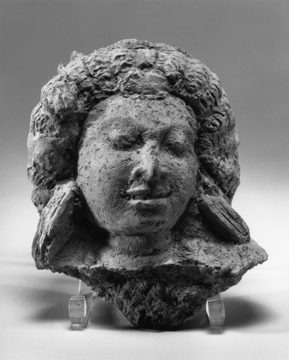 Head of an Attendant Bodhisattva