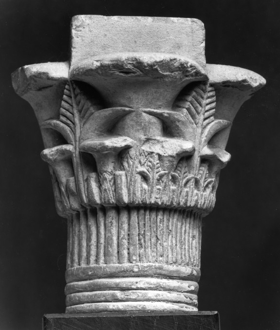 Model of a Composite Capital with Grid on the Top