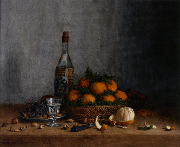 Still Life with Basket of Oranges