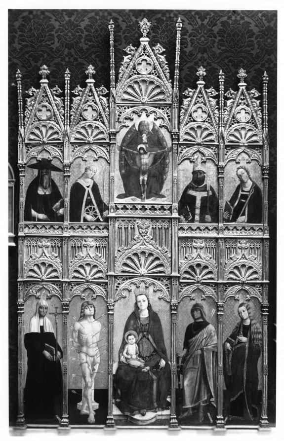 Madonna and Child, the Trinity, and Saints