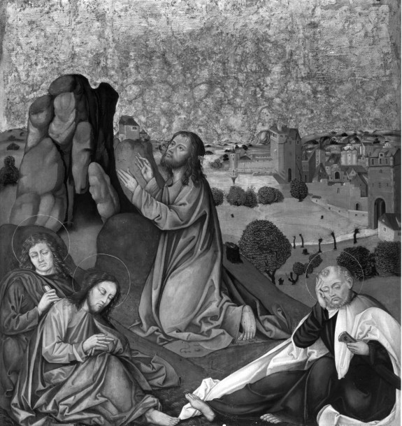 Altarpiece with the Passion of Christ: Christ in Garden
