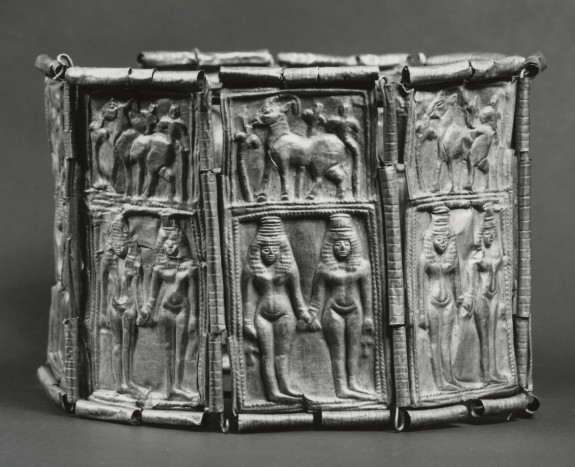 Crown with Goddesses and Ibexes
