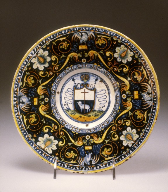 Plate with Shield Showing the Lamb of God