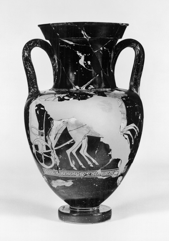 Amphora with Chariot and Driver