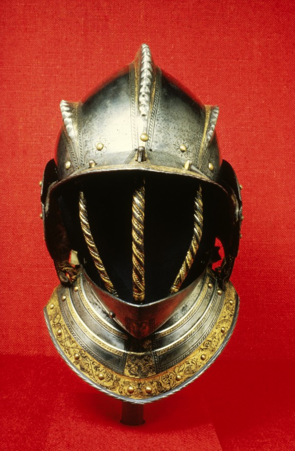 Buronet Helmet and Reinforce for a Field Breastplate of Emperor Maximilian II