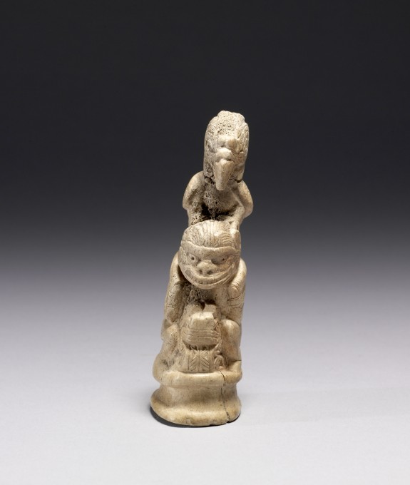 Bone Carving of a Shaman-Vulture
