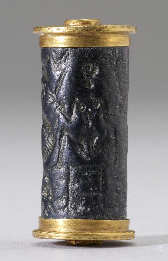 Cylinder Seal with a Nude Goddess