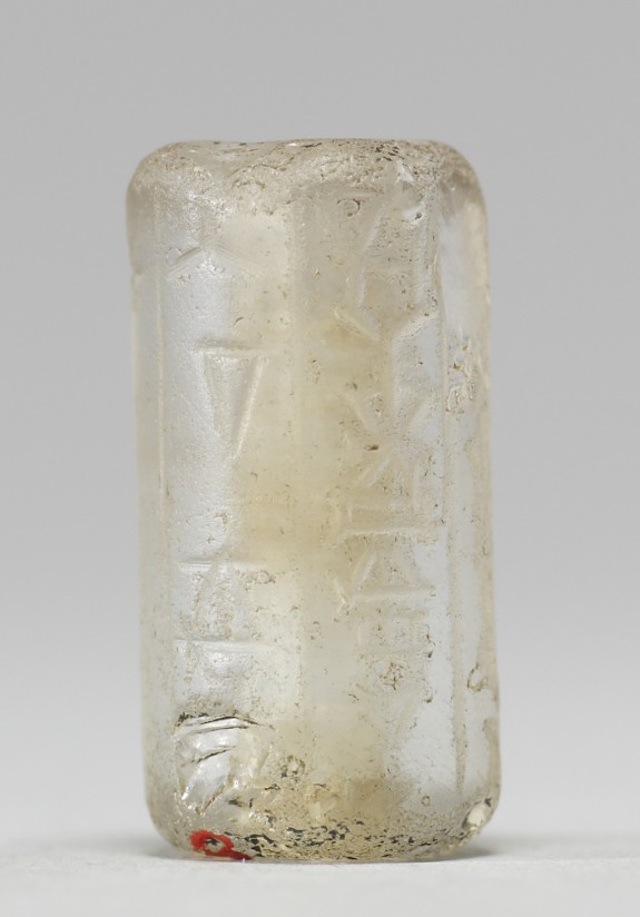 Cylinder Seal with Figure and Inscription