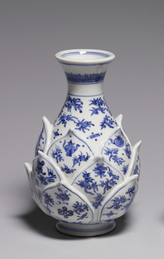 Vase with Lotus Blossom Base