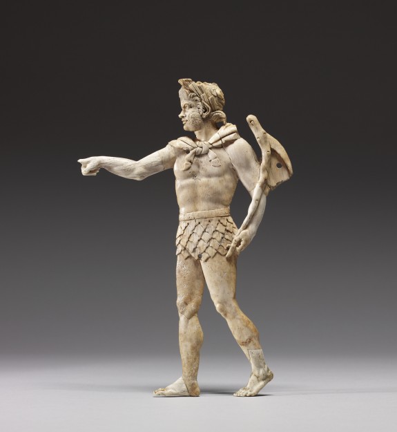 Appliqué with Satyr Walking to Left