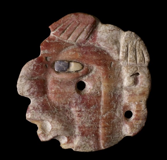 Engraved Profile Head with Inlaid Eye
