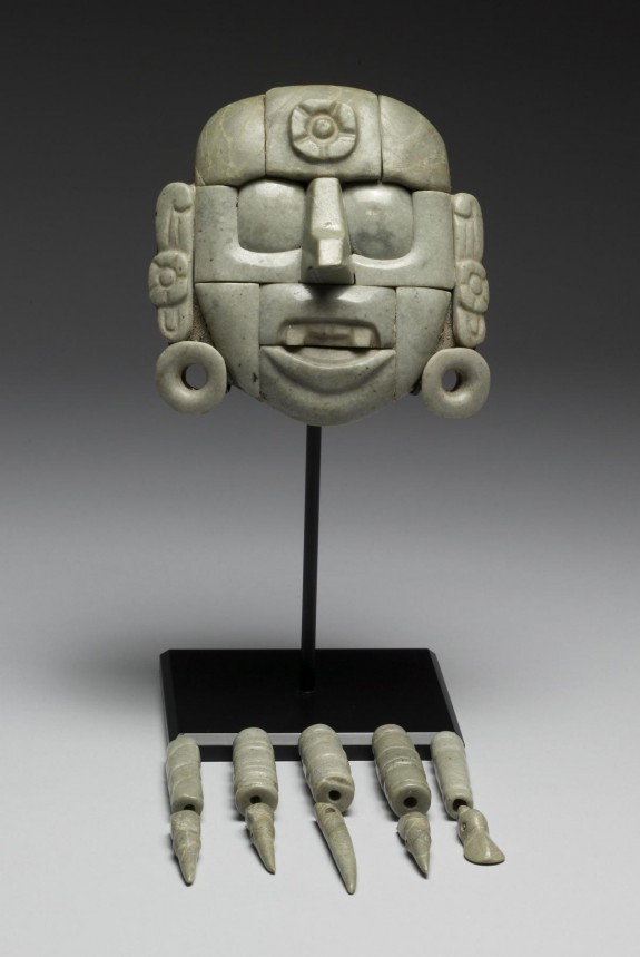 Mask with Pendant Beads