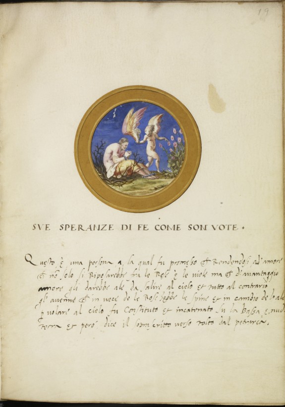 Leaf from Emblem Book