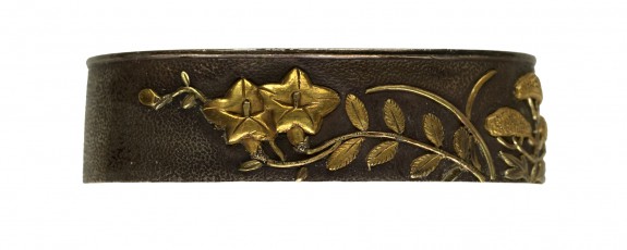 Fuchi with Autumn Flowers