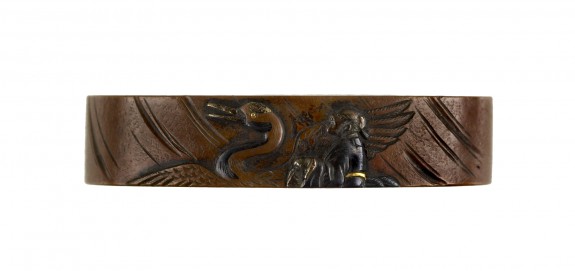 Fuchi with a Chinese Immortal on a Crane