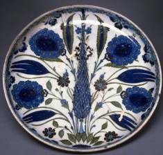 Iznik Fritware Plate