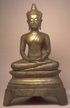 Seated Crowned Buddha, in Meditation