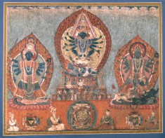 Cosmic Hindu Goddess with Companions