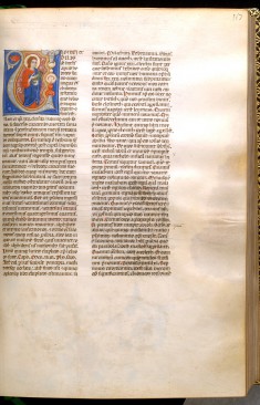 Leaf from Bentivoglio Bible