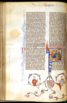 Leaf from Bentivoglio Bible