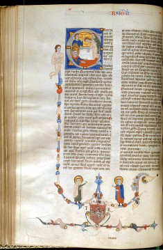 Leaf from Bentivoglio Bible