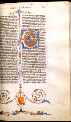 Leaf from Bentivoglio Bible