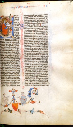 Leaf from Bentivoglio Bible