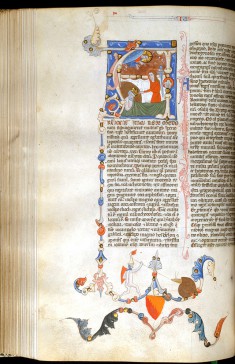 Leaf from Bentivoglio Bible