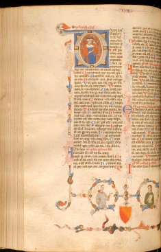 Leaf from Bentivoglio Bible