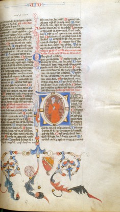 Leaf from Bentivoglio Bible