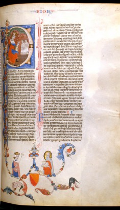 Leaf from Bentivoglio Bible