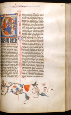 Leaf from Bentivoglio Bible