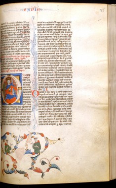 Leaf from Bentivoglio Bible