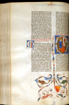 Leaf from Bentivoglio Bible
