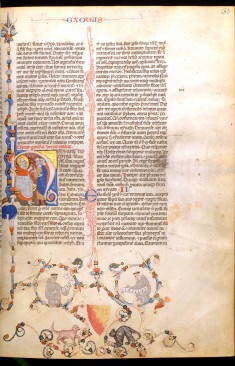 Leaf from Bentivoglio Bible