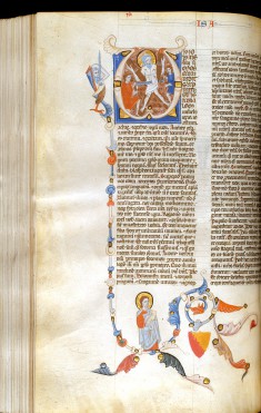 Leaf from Bentivoglio Bible