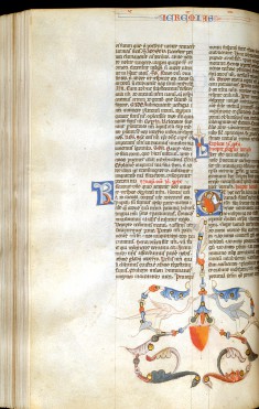 Leaf from Bentivoglio Bible