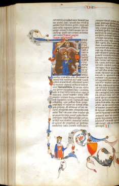 Leaf from Bentivoglio Bible