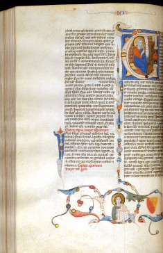 Leaf from Bentivoglio Bible