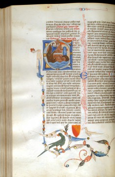 Leaf from Bentivoglio Bible