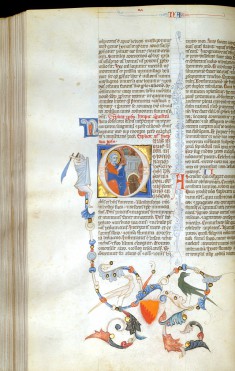 Leaf from Bentivoglio Bible