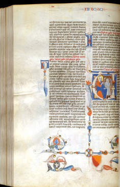 Leaf from Bentivoglio Bible