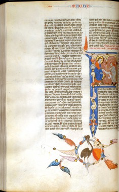 Leaf from Bentivoglio Bible