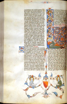 Leaf from Bentivoglio Bible