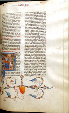 Leaf from Bentivoglio Bible